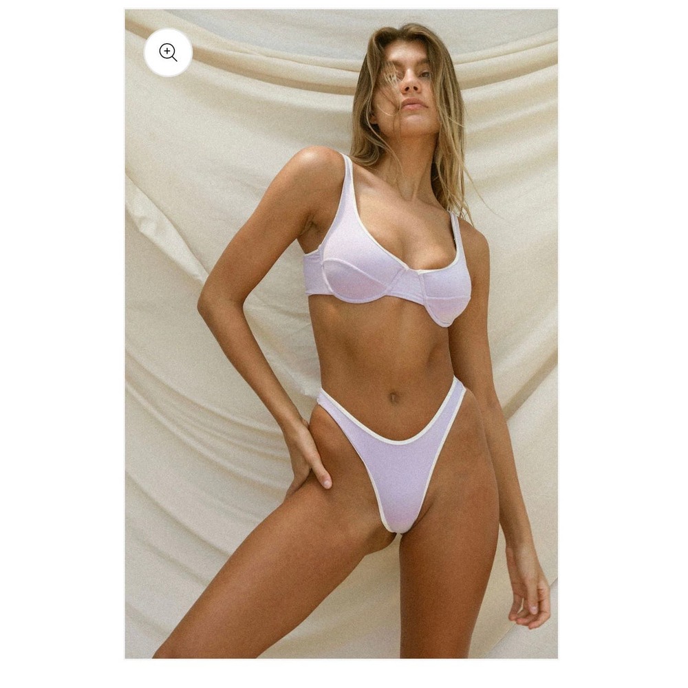 NWT Free People Stone Fox Swim Cloud bikini top